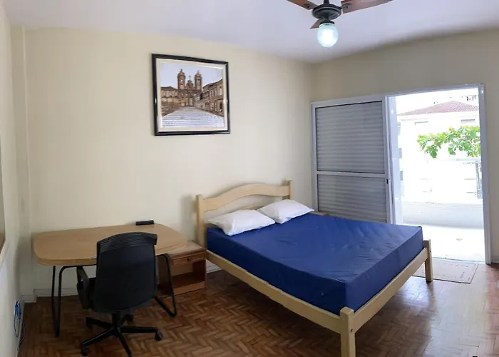 Pit01- Apartamento 4Min A Pe Da Praia Da Pitangueias Guarujá